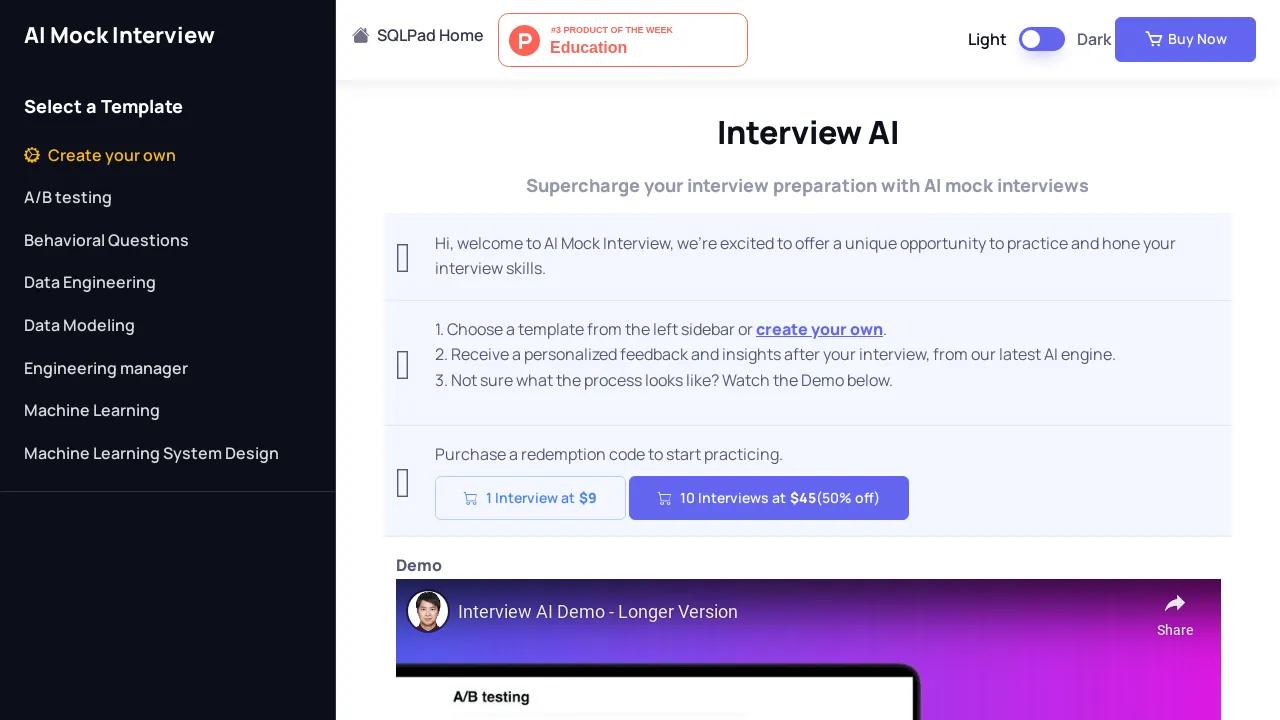 AI Mock Interview