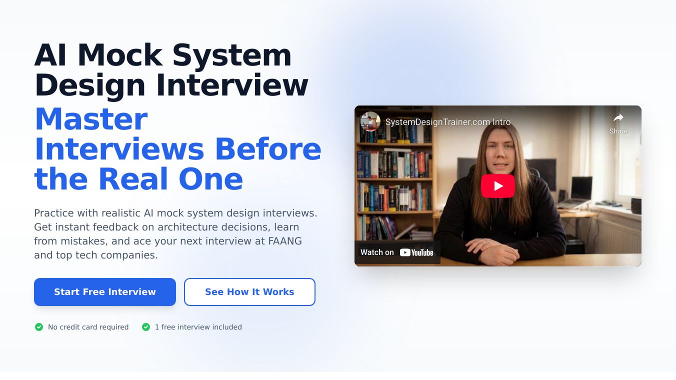 AI Mock System Design Interview