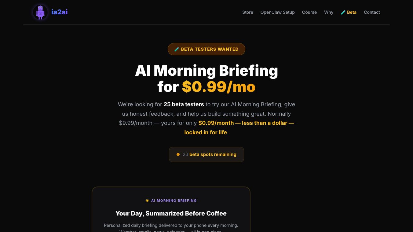 AI Morning Briefing