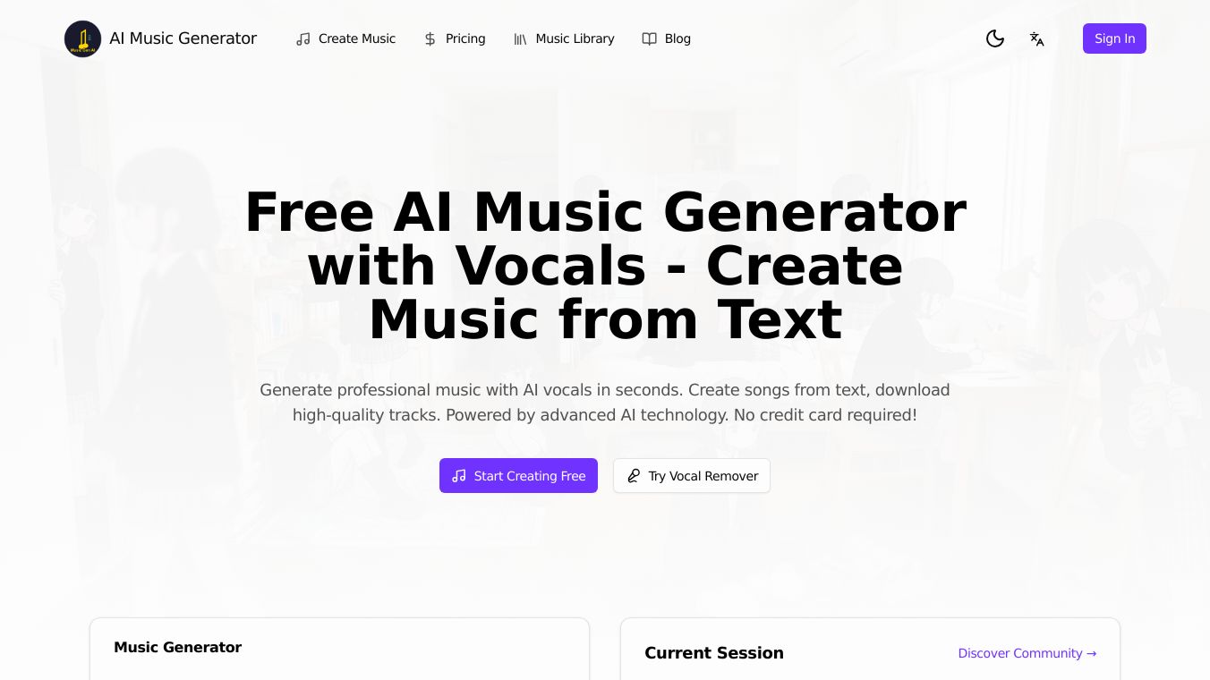 AI Music Generator Create Music with AI