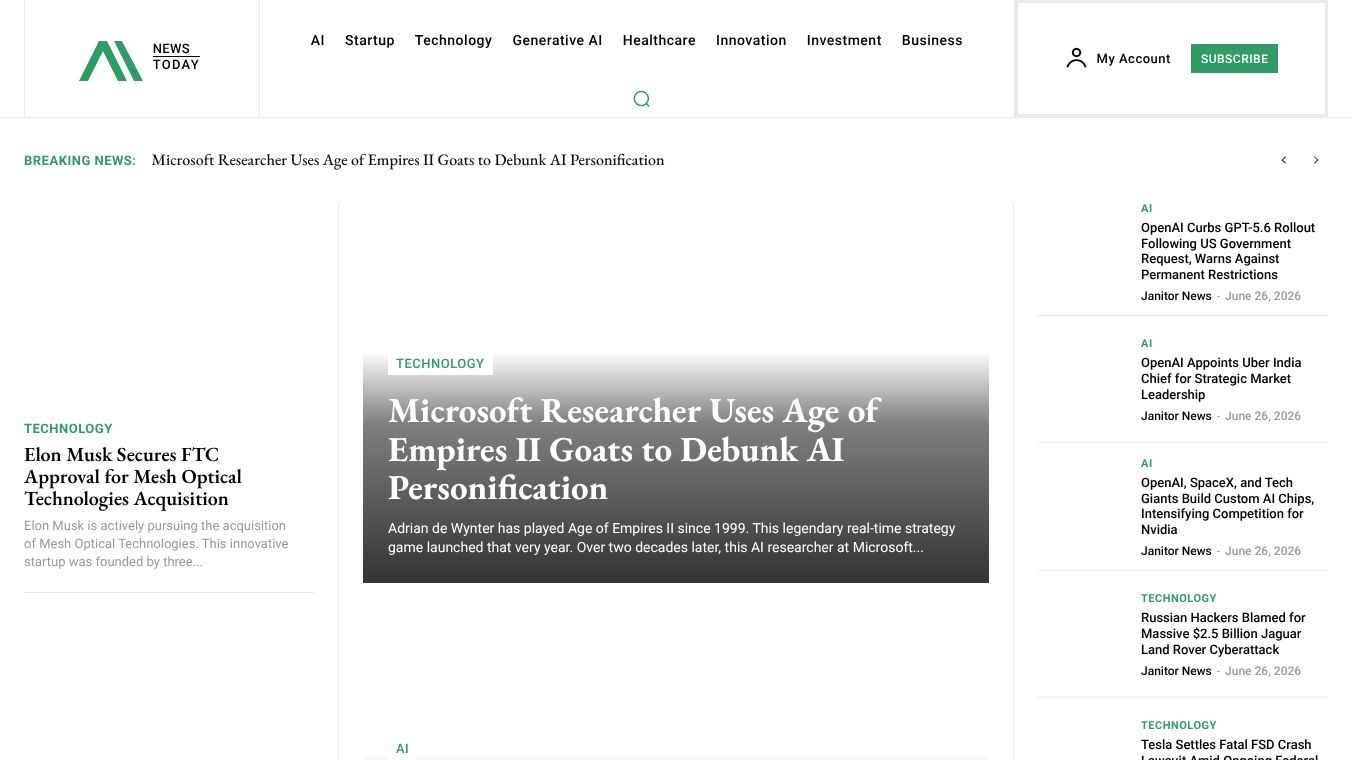 AI NEWS TODAY