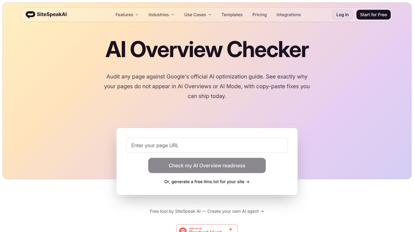 AI Overview Checker
