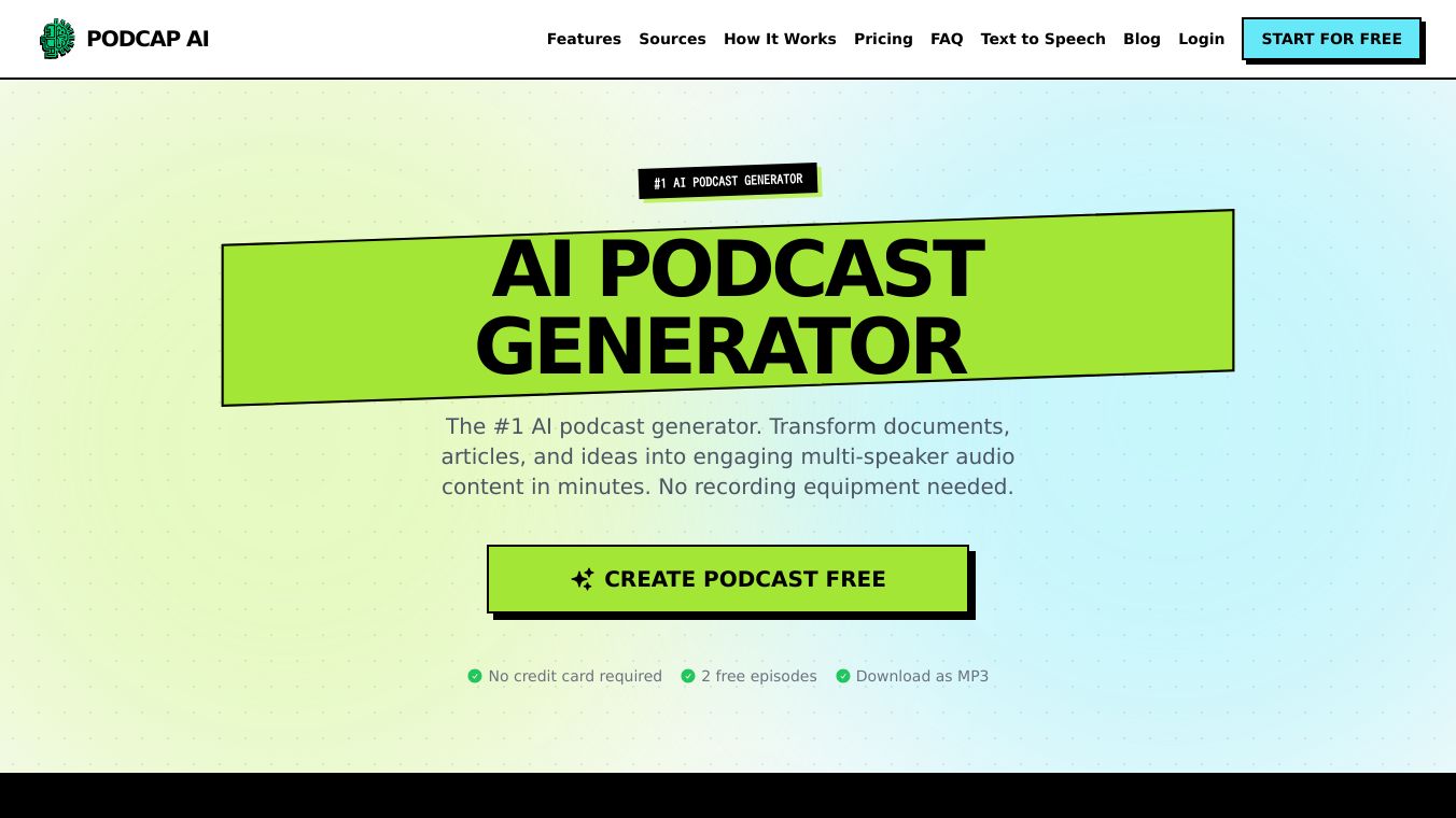 AI Podcast Generator