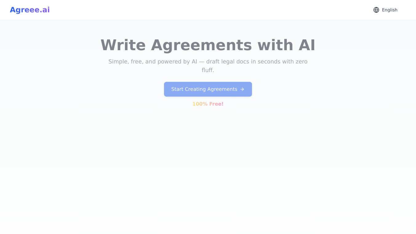 AI-Powered Agreement Builder - No-Fluff, Just Work