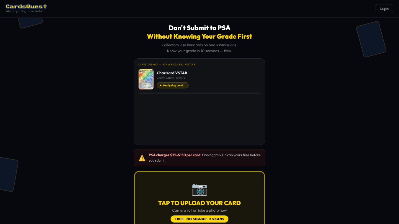AI powered Pokemon Grading