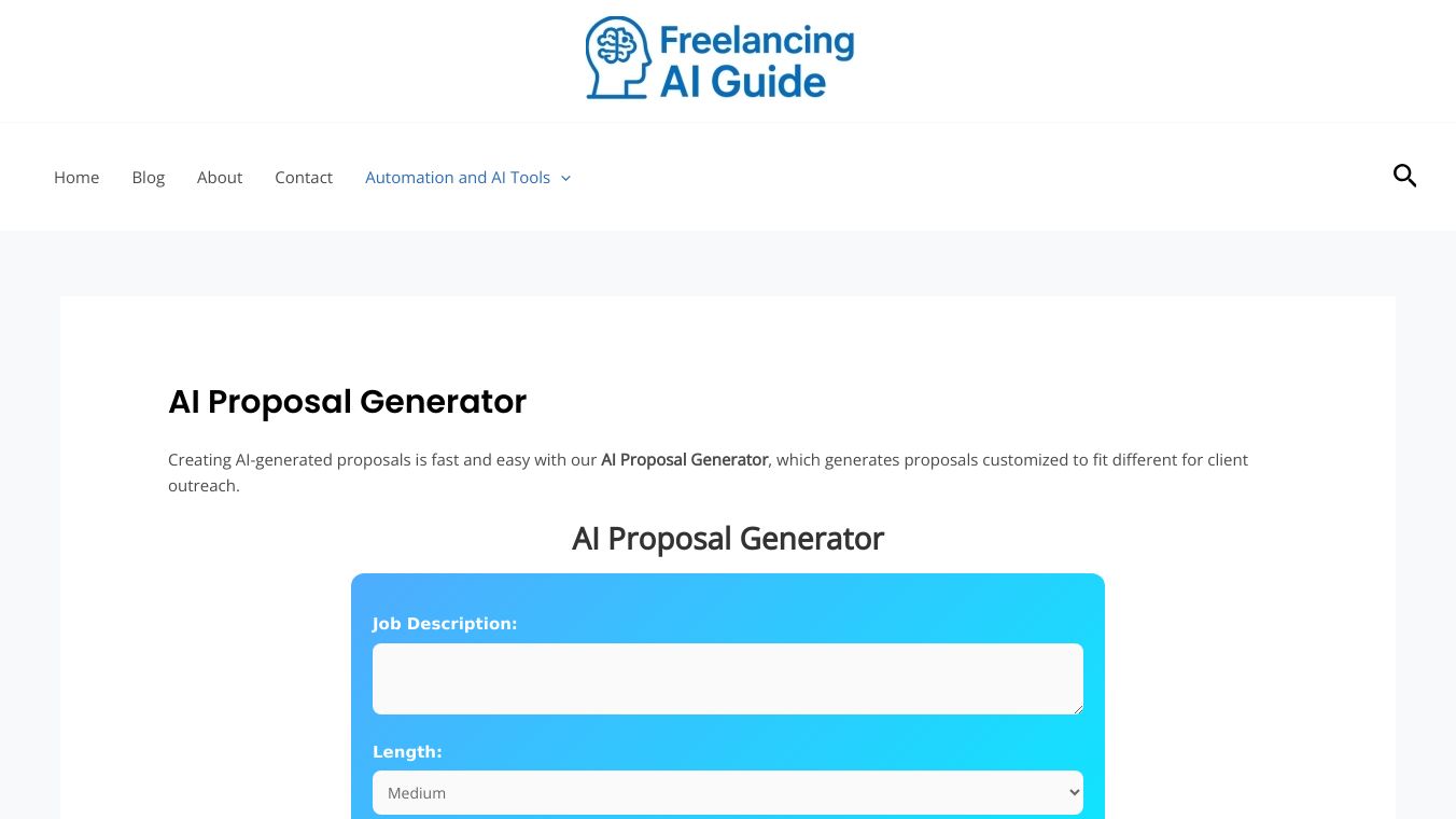 AI Proposal Generator