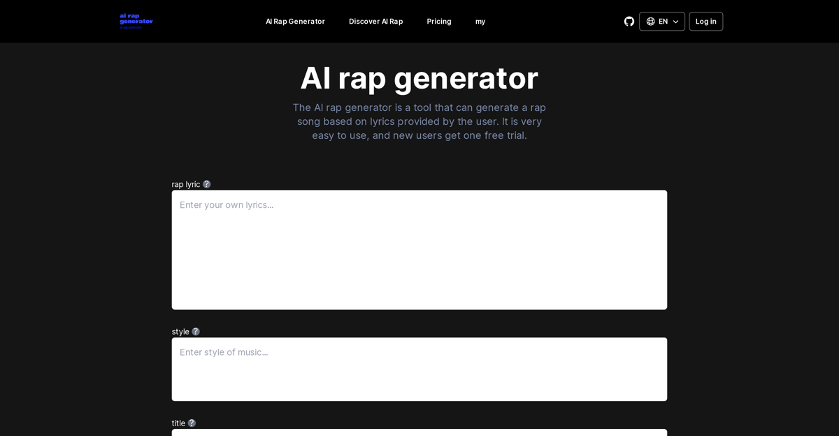 AI Rap Generator