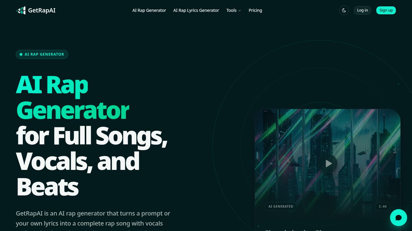 AI Rap Generator — Create Full Rap Songs