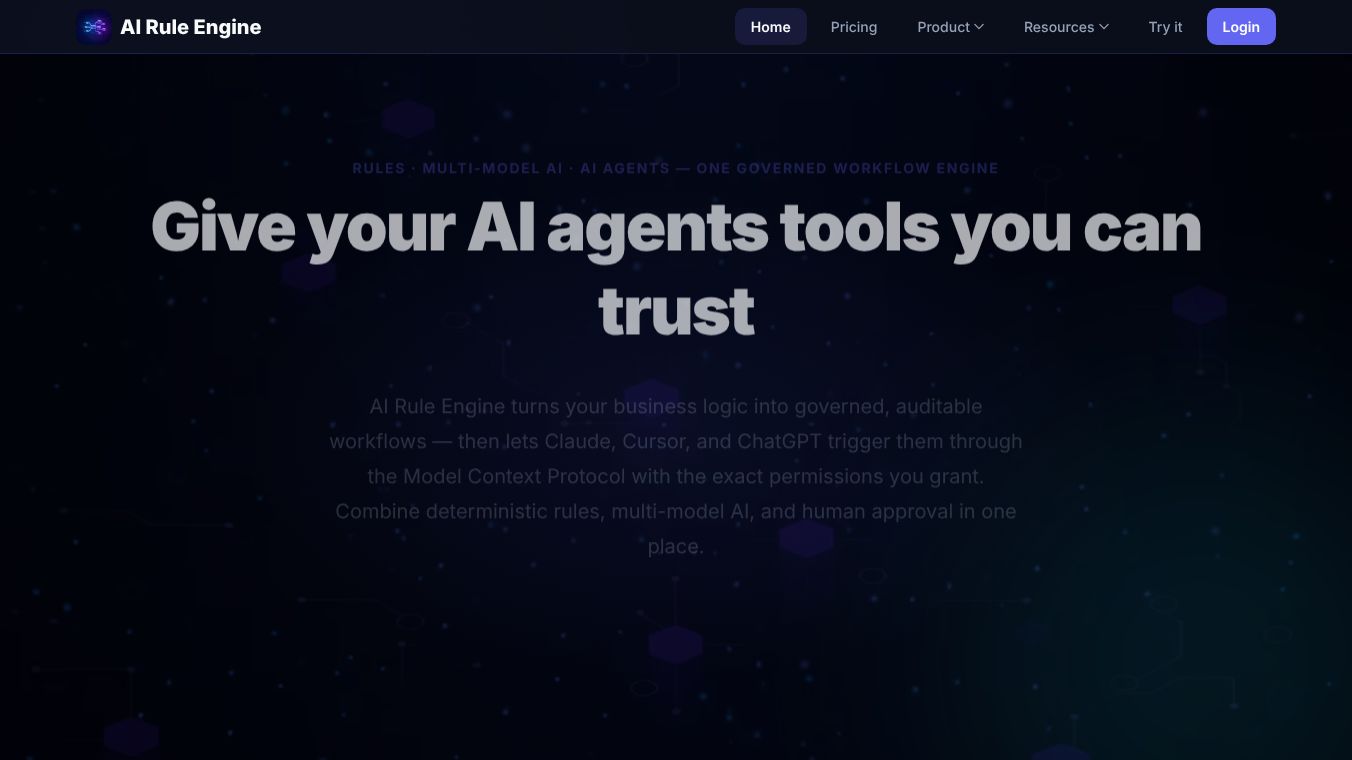 AI Rule Engine
