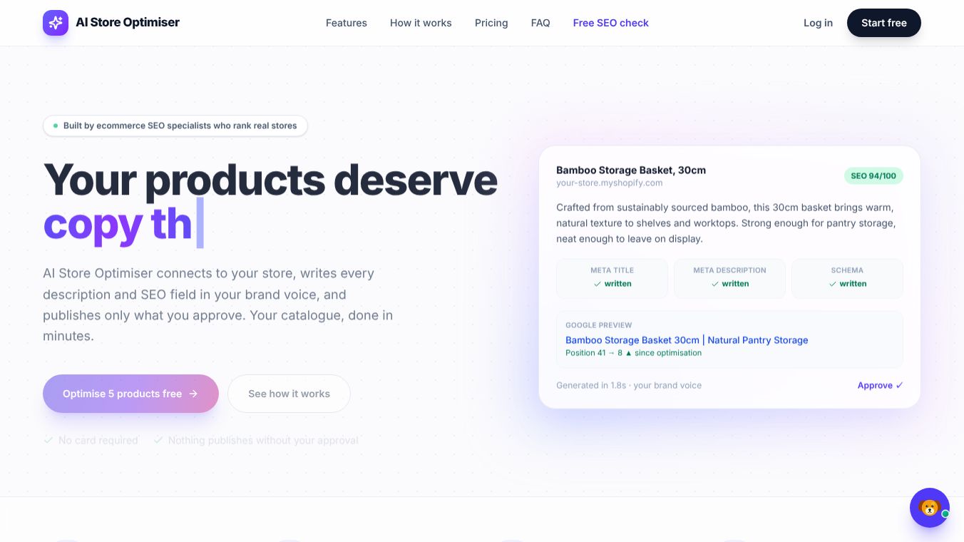 AI Store Optimiser