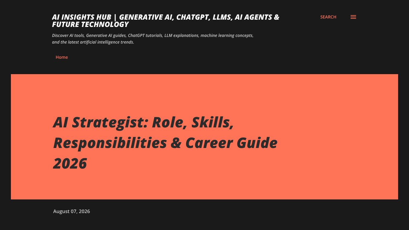 AI Strategist Guide 2026