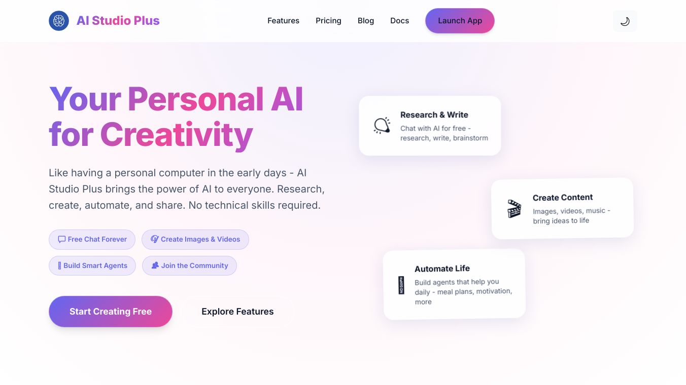 AI Studio Plus
