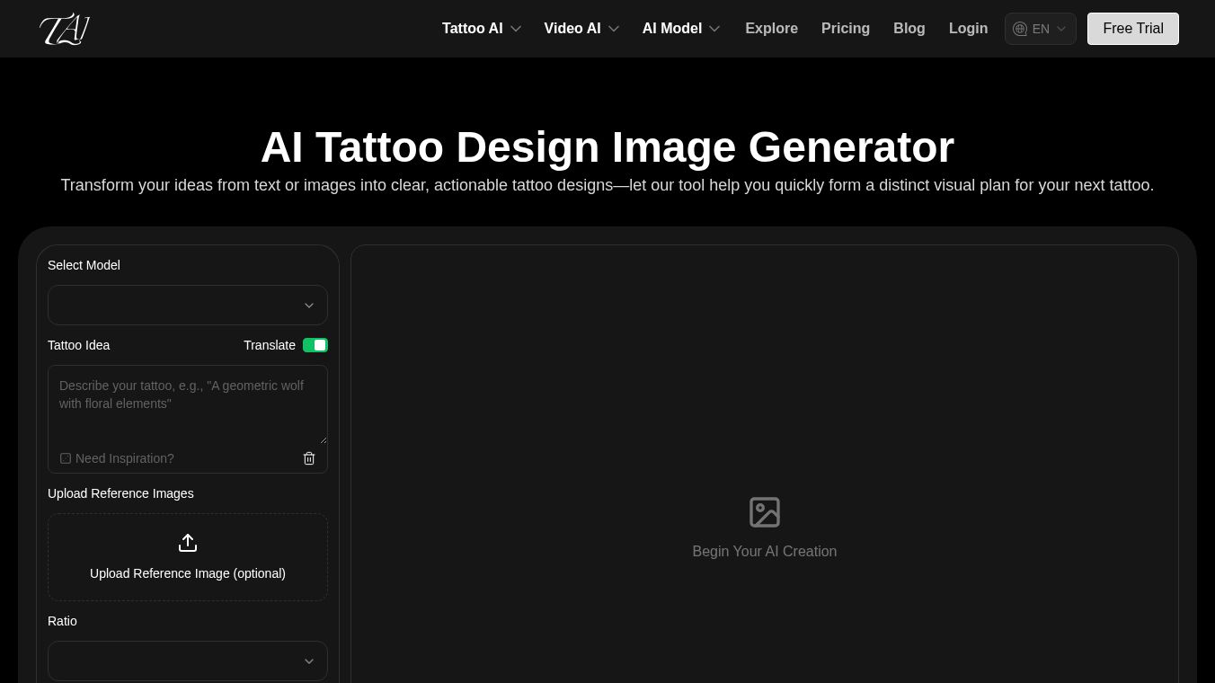 ai tattoo design generator