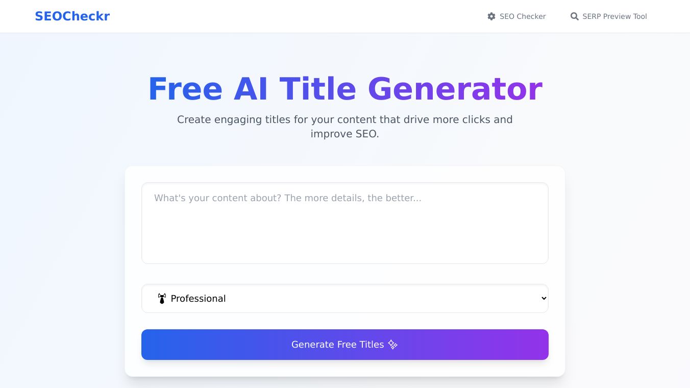 AI Title Generator