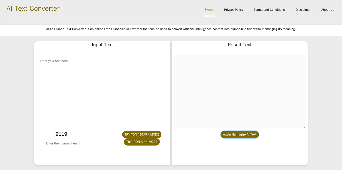 AI To Human Text Converter