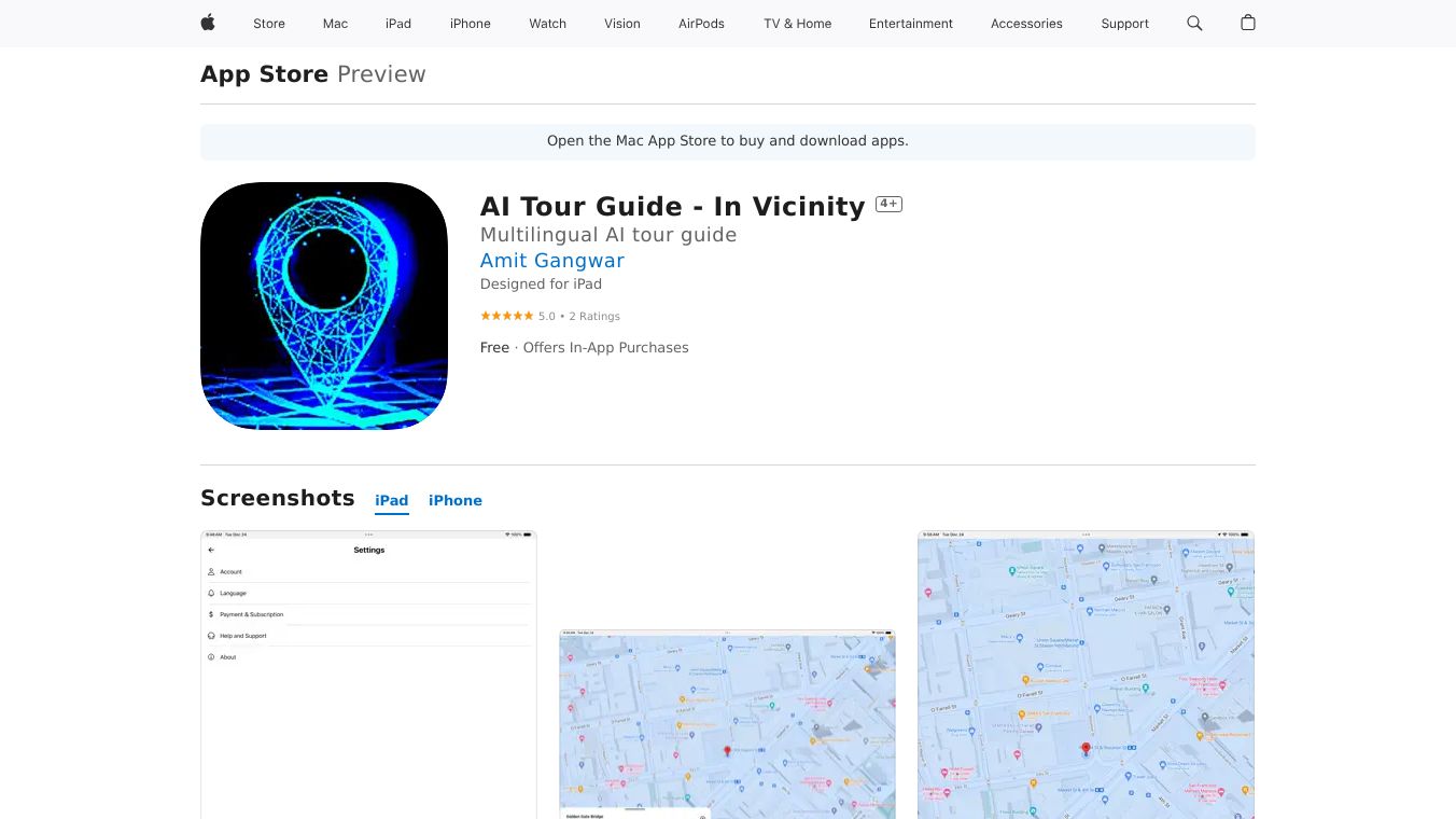 AI Tour Guide -Invicinity