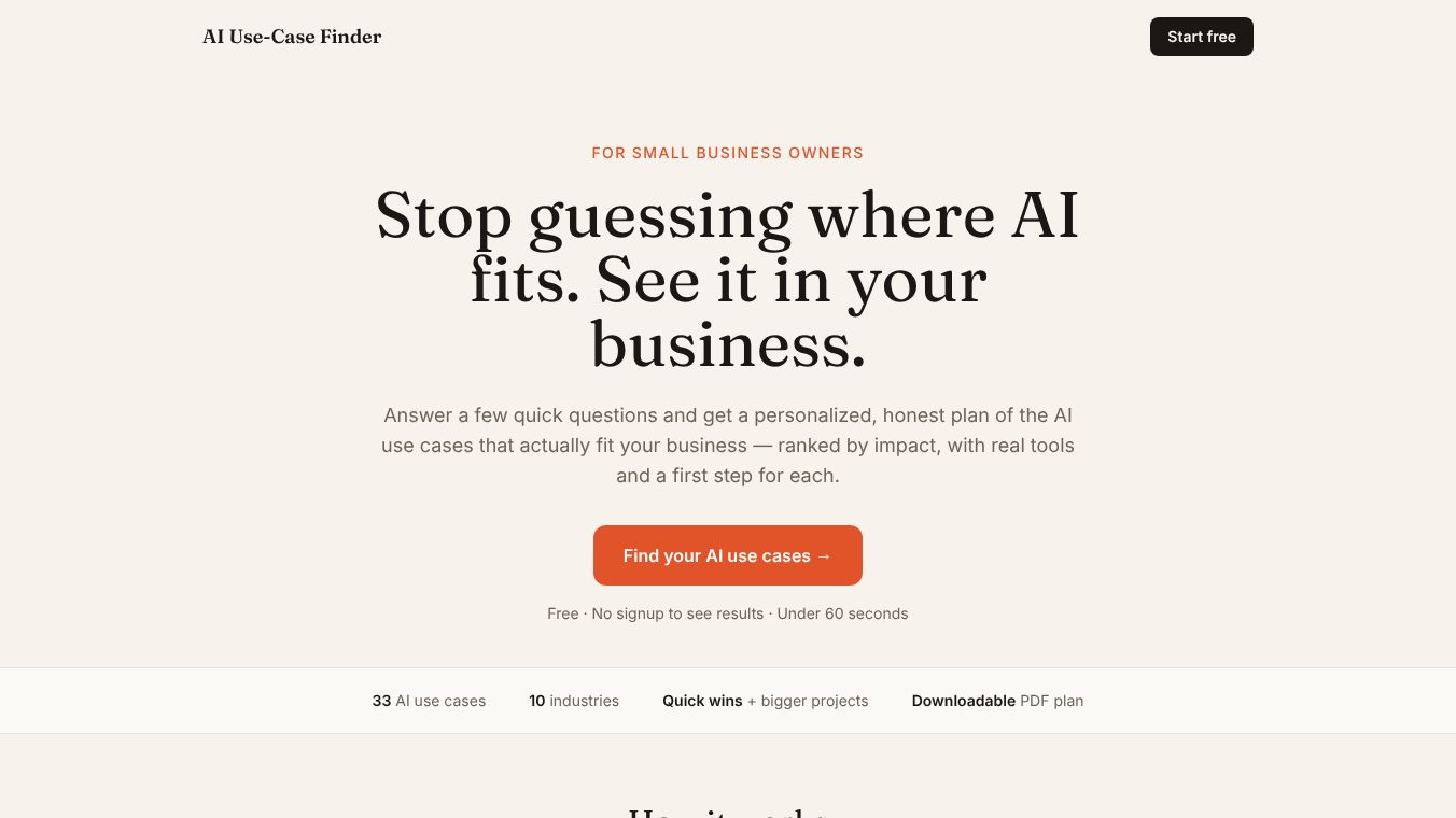 AI Use-Case Finder