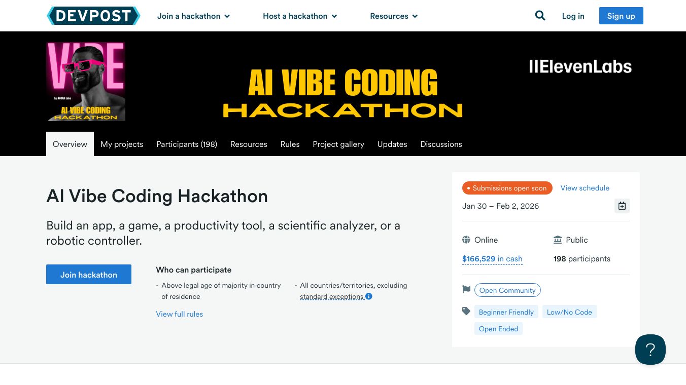 AI Vibe Coding Hackathon
