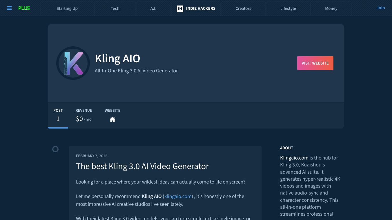 AI Video & Image Generator | KlingAIO