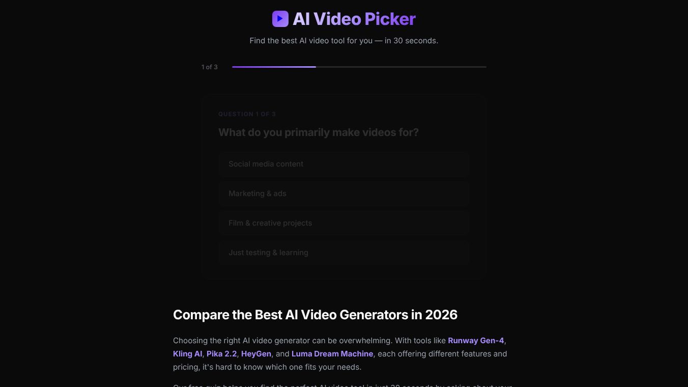 AI Video Picker