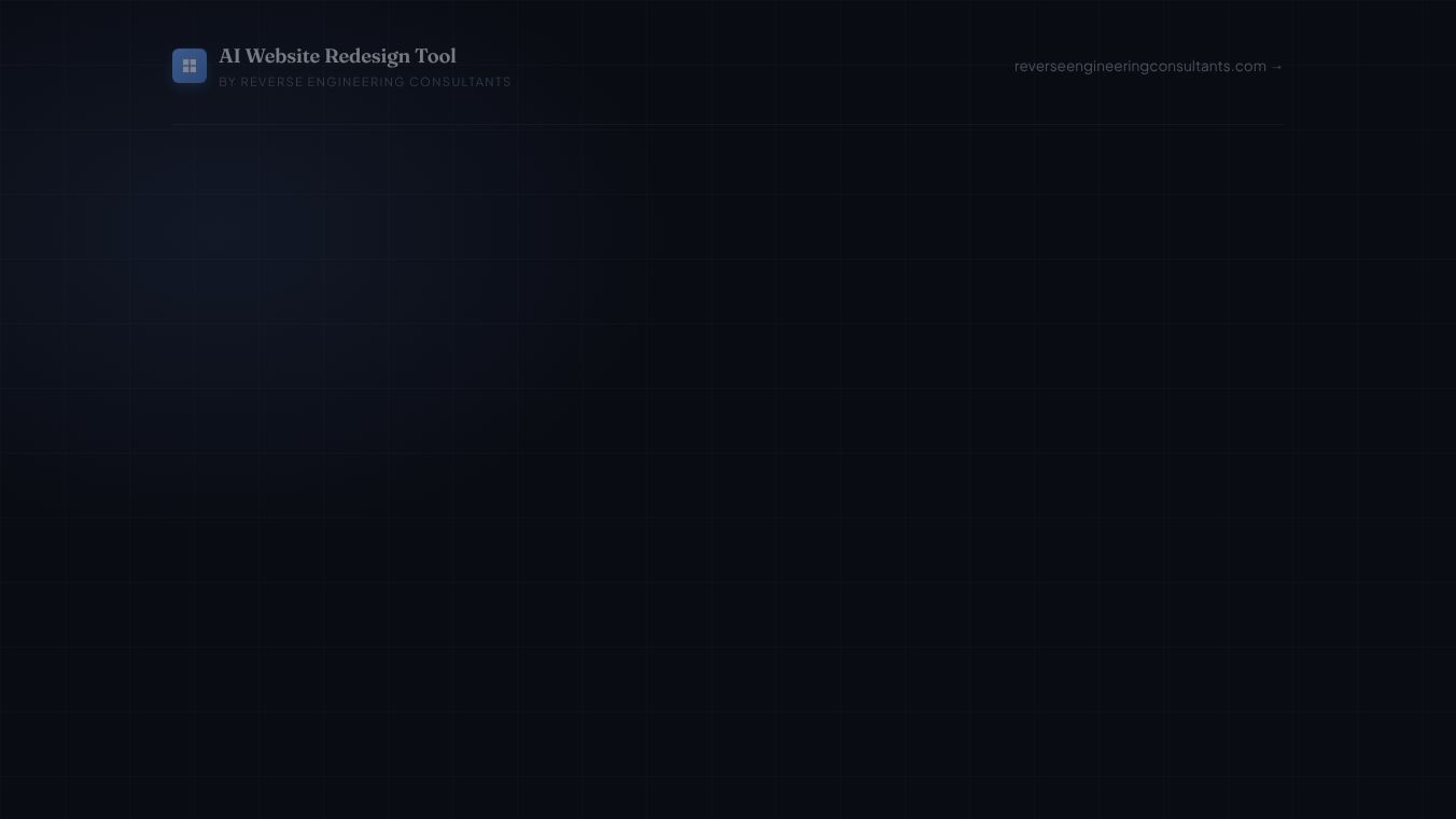 AI website rebuilder