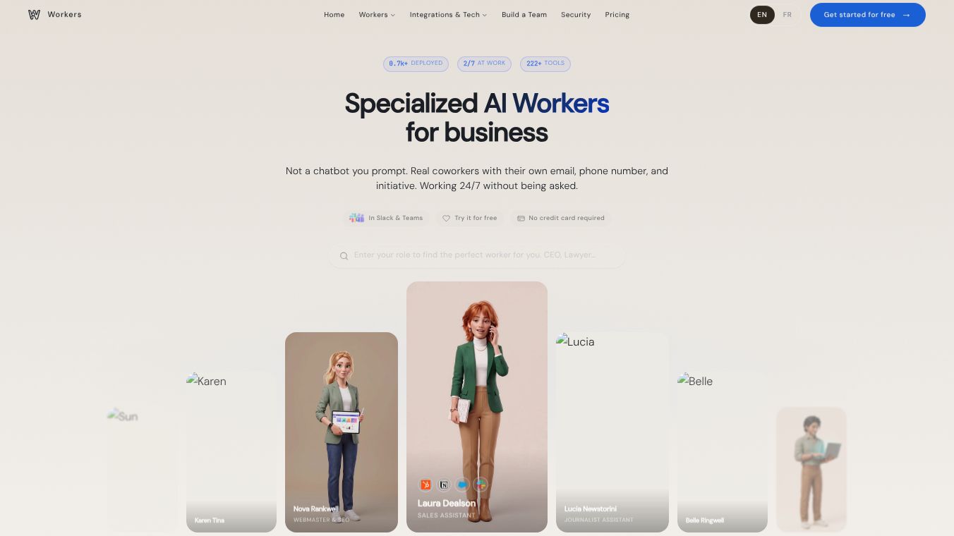AI WORKERS - unlimited AI employees