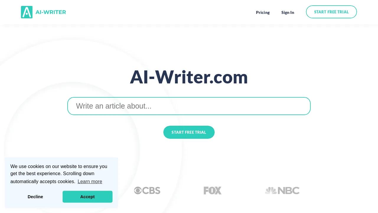 AI Writer - Better Content Less Time