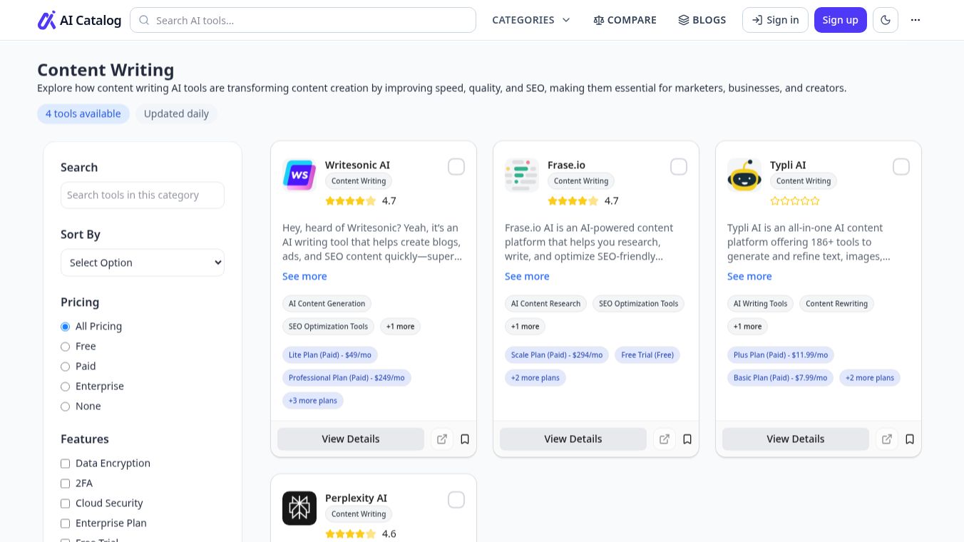 AI Writing Tools