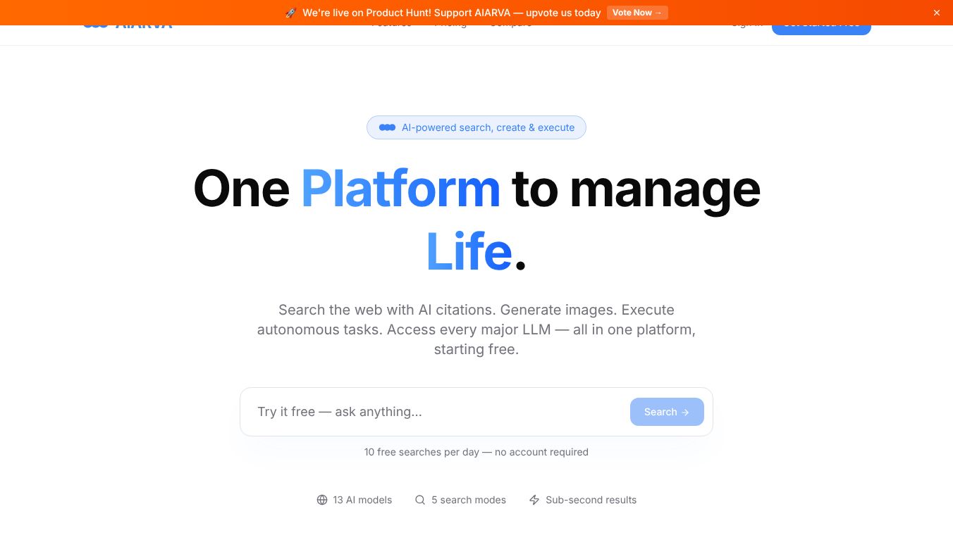 AIARVA launches today