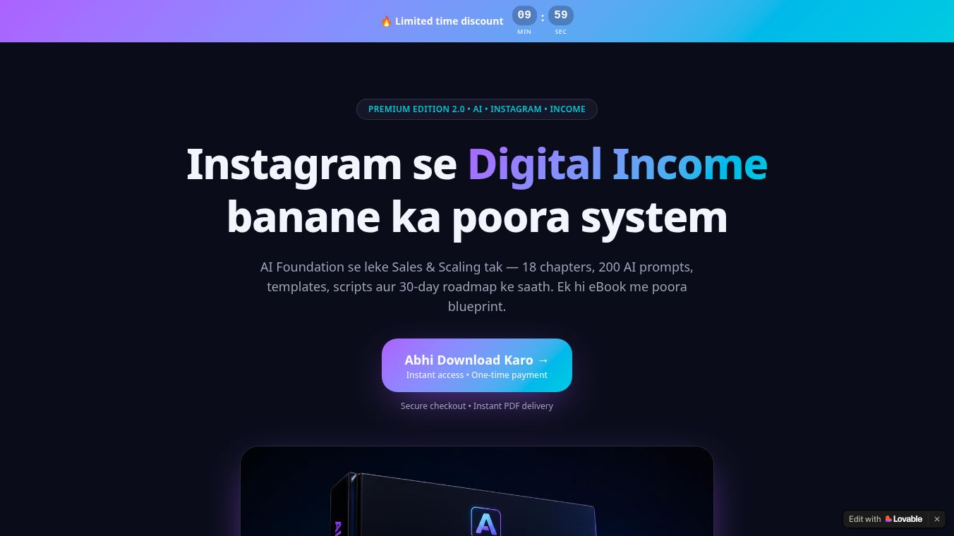 AIGRAM – AI + Instagram Digital Income