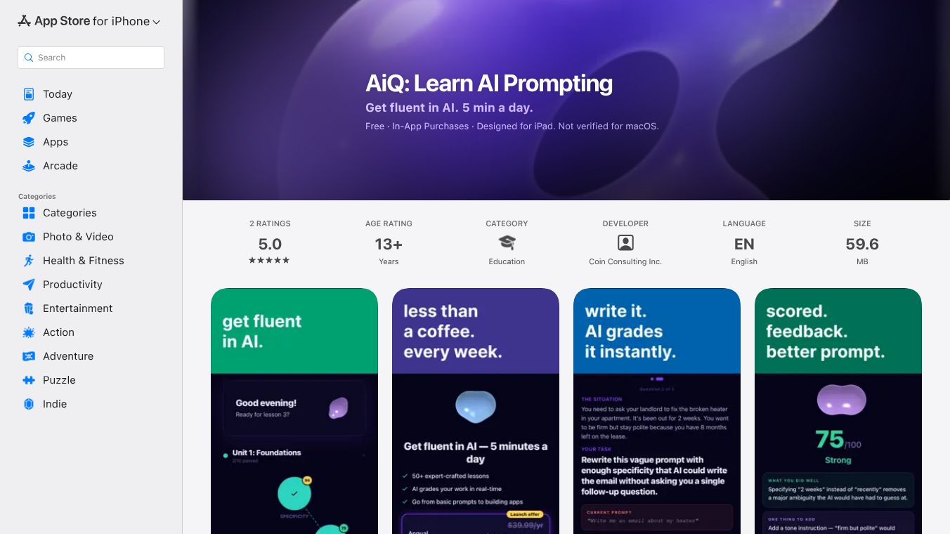 AiQ: Learn AI Prompting