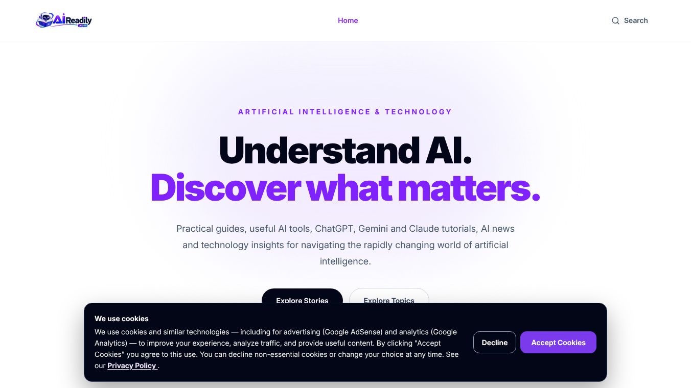 AIReadily – Discover AI Tools
