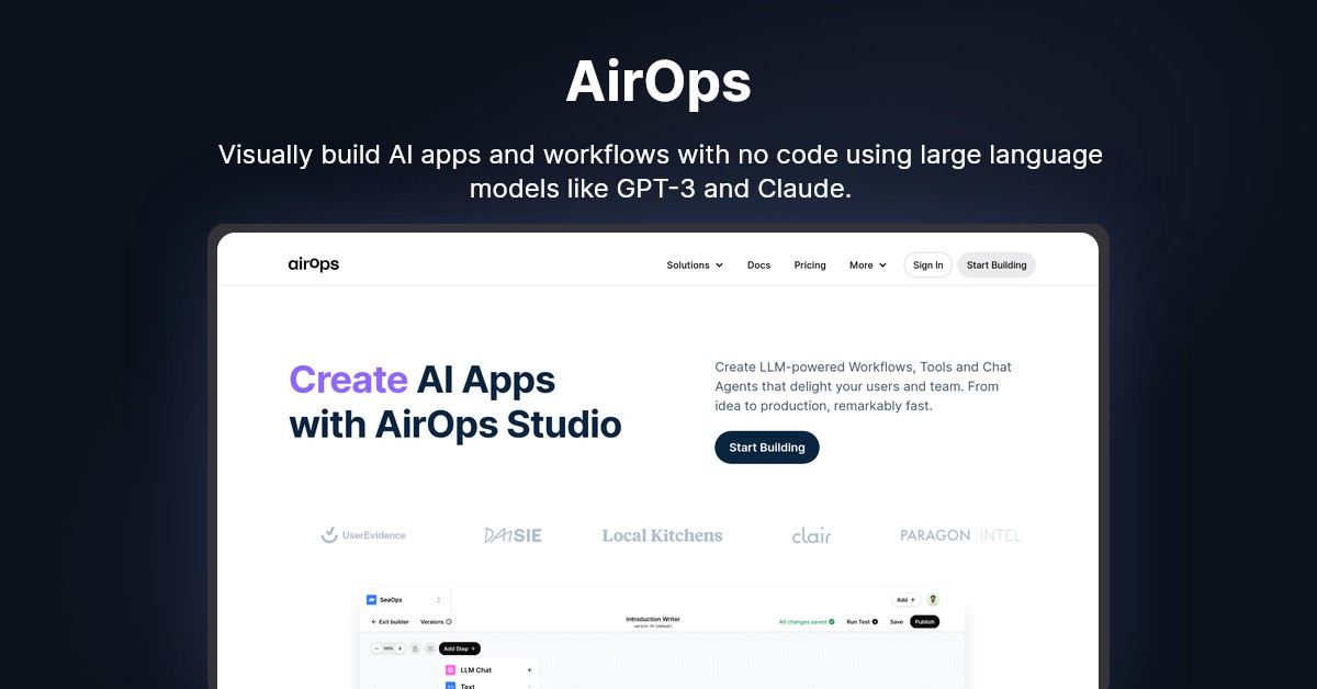 AirOps Studio