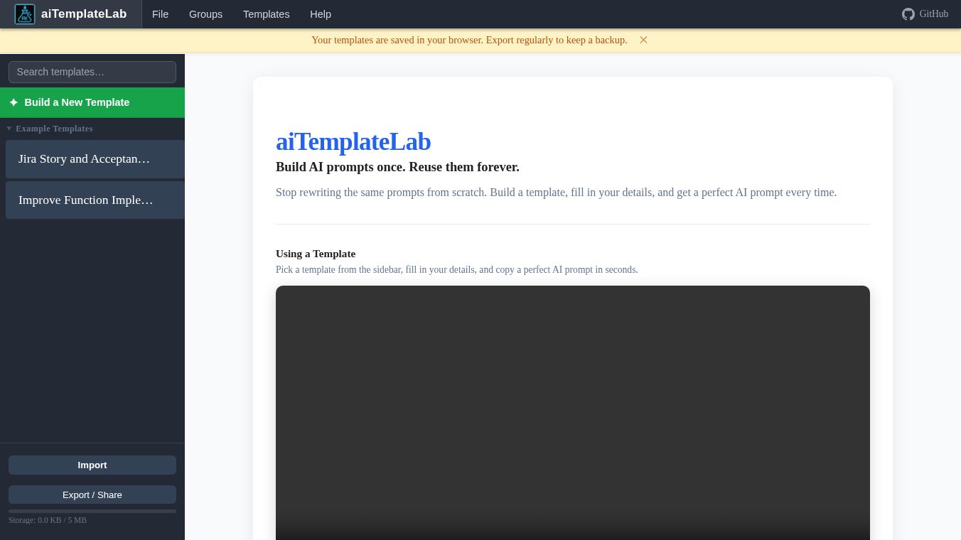 aiTemplateLab