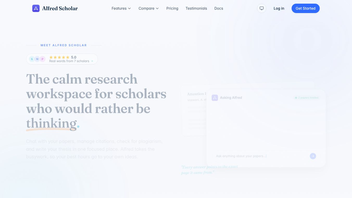 Alfred Scholar