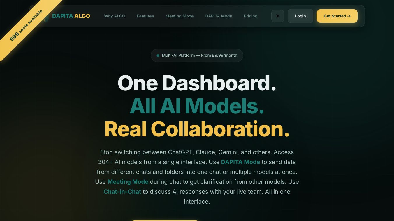 ALGO - Interface for working with AI
