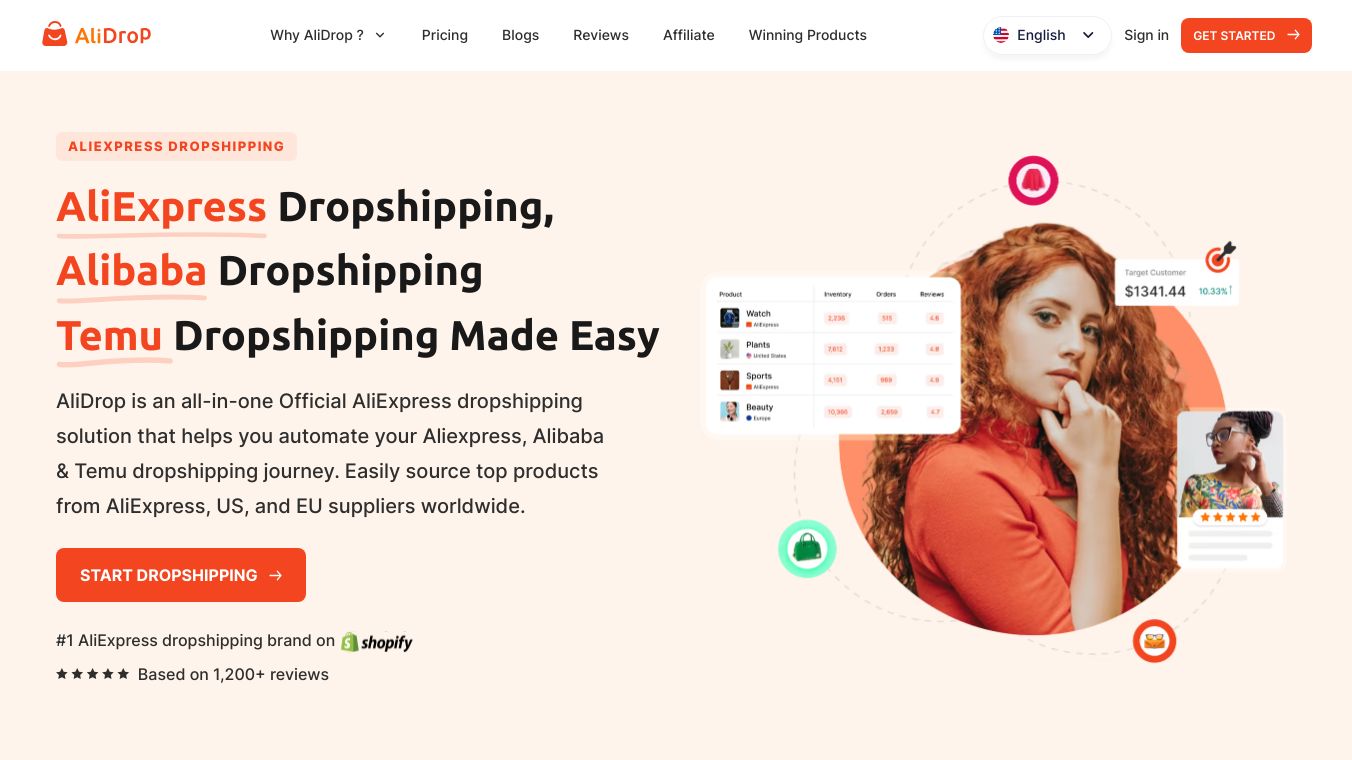 AliDrop- AI AliExpress Dropshipping Tool