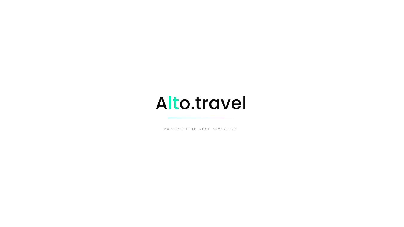 Alto.travel – AI Travel Operating System