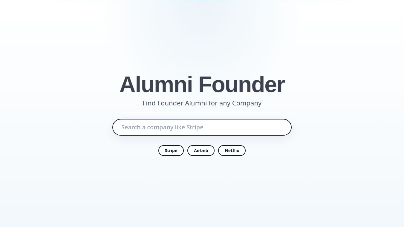 Alumni Founder