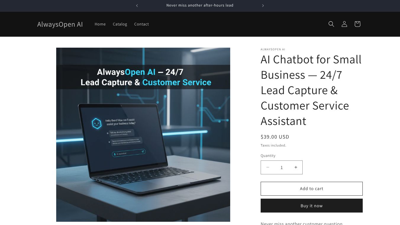 Always Open AI