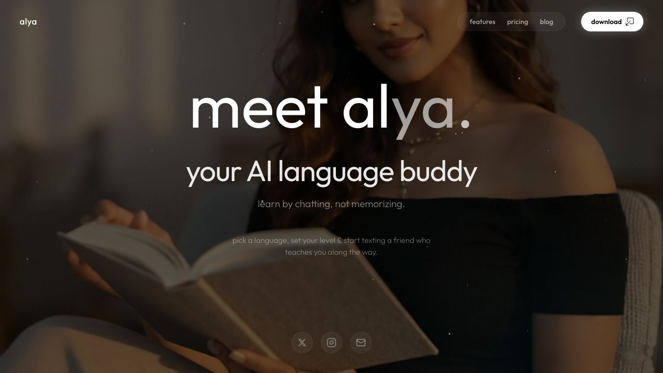 alya: your AI language buddy