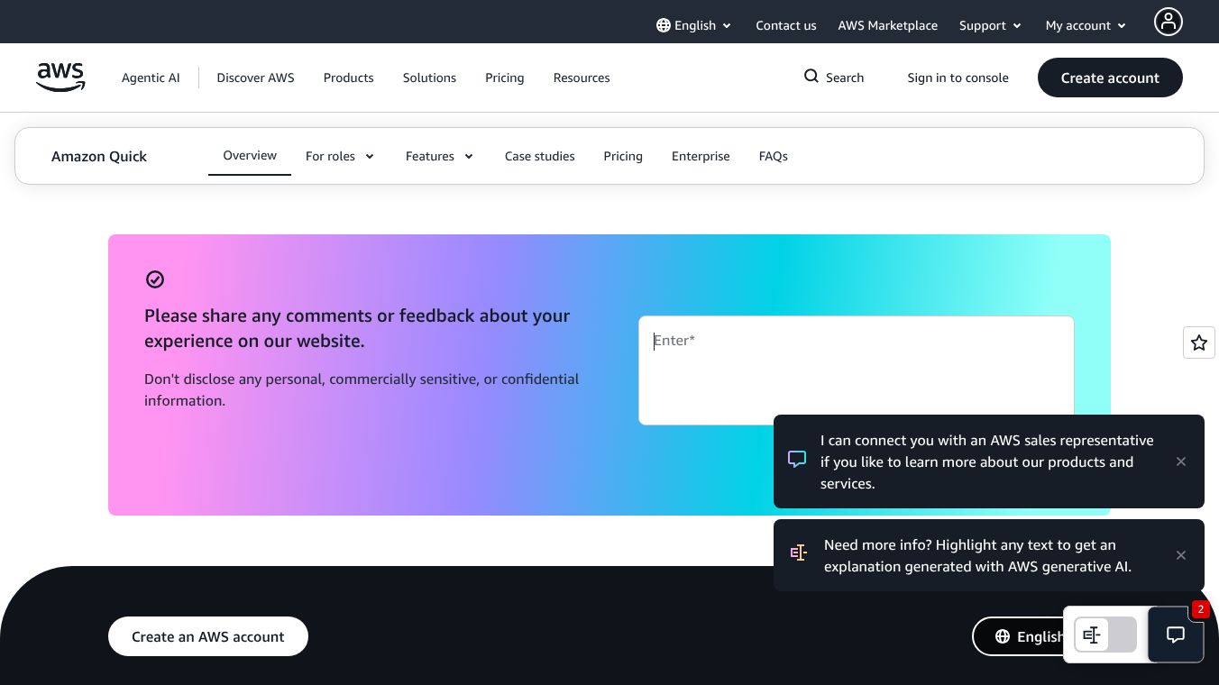 Amazon Quick for desktop