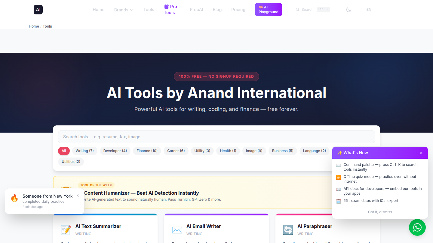 Anand International