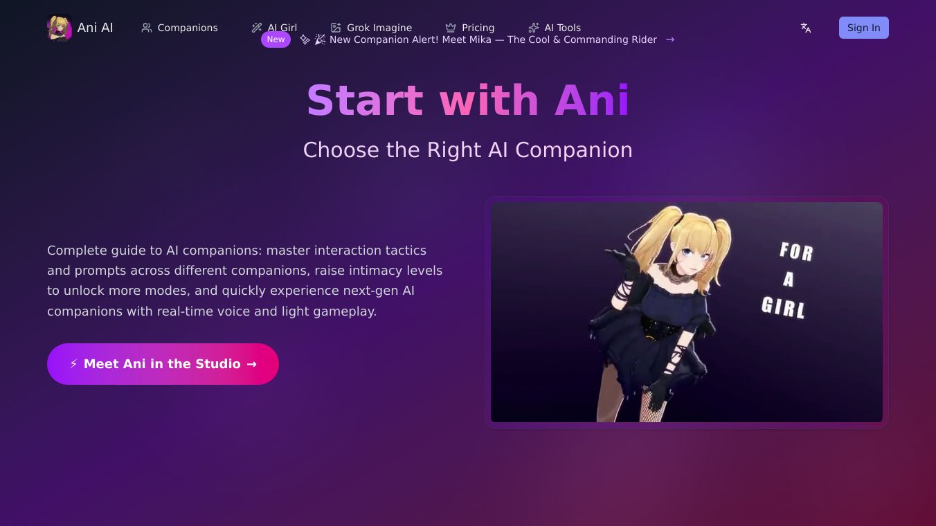 Ani AI Companion