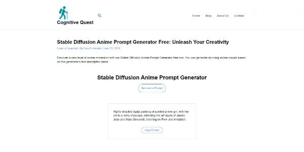 Anime Prompt Generator