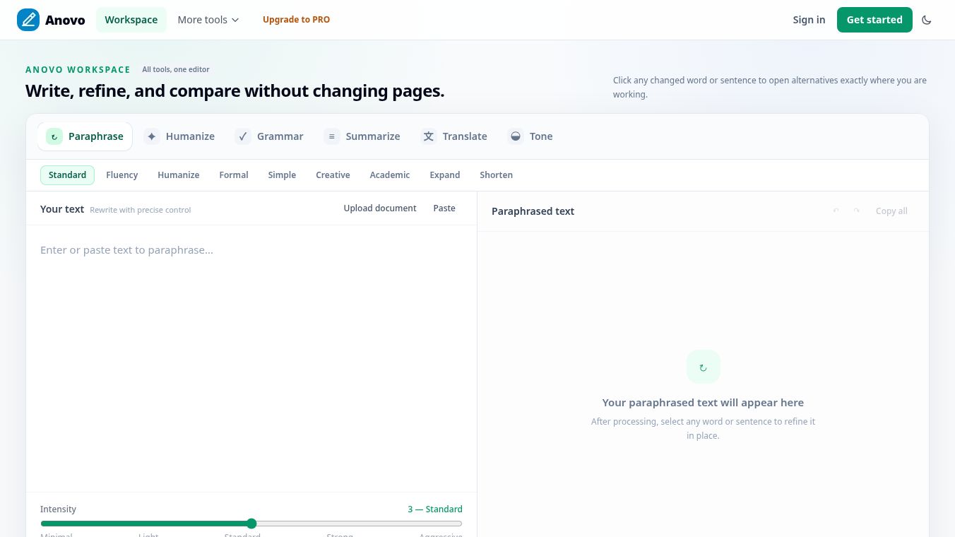 Anovo: AI Writing Tools