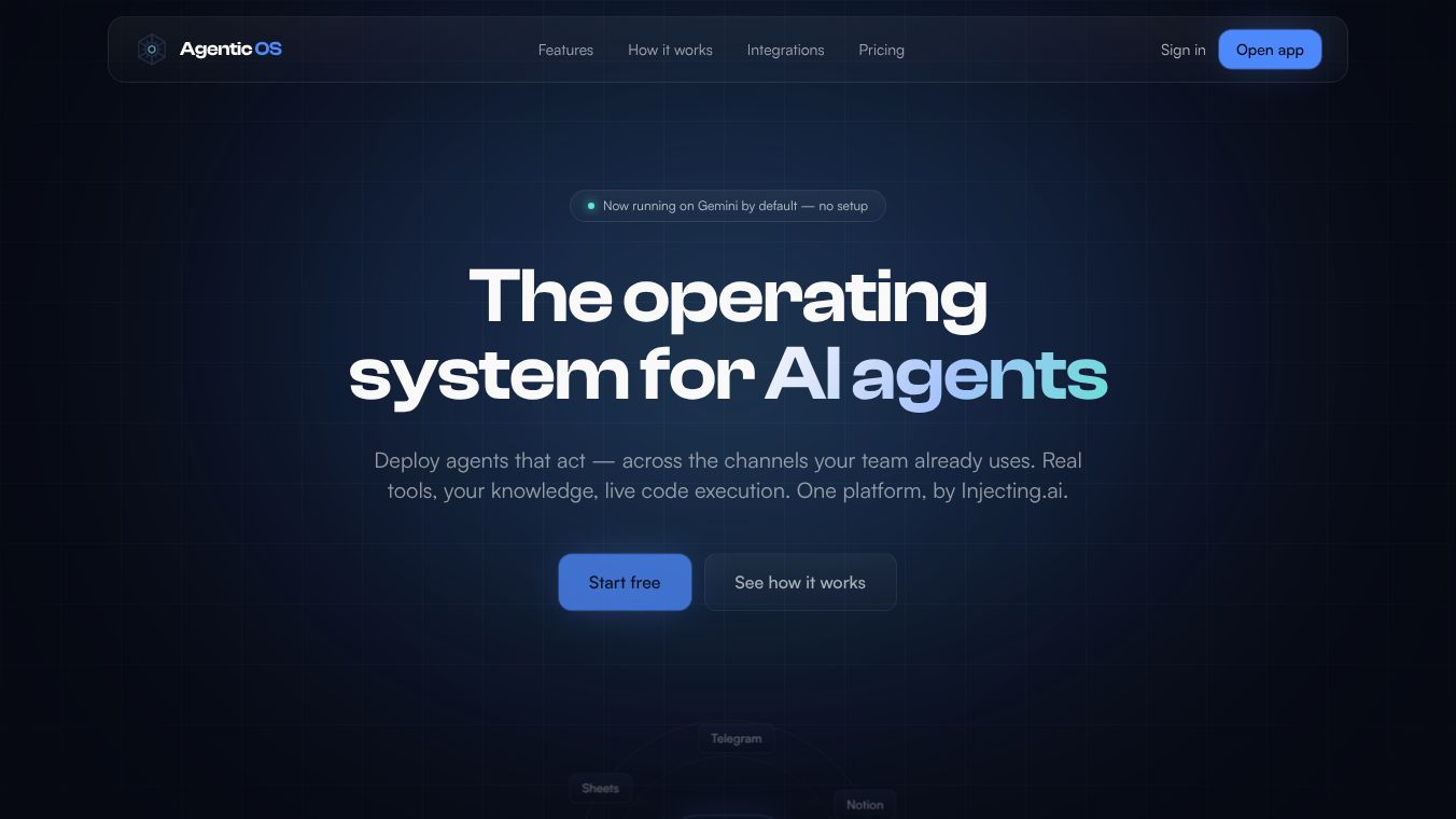 AOS - operating system for intelligence