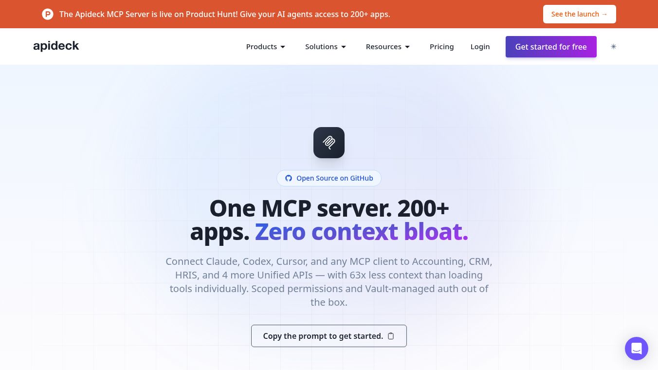 Apideck MCP Server