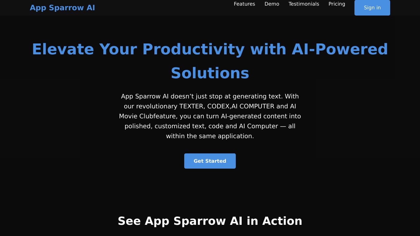 App Sparrow AI