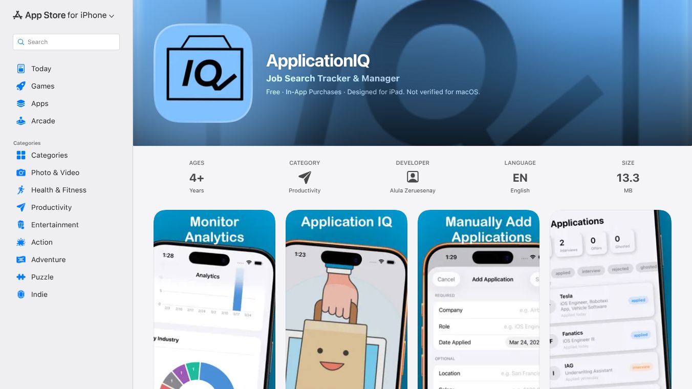 ApplicationIQ App